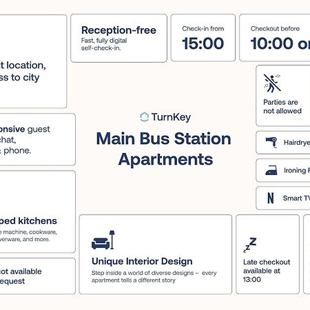 Turnkey I Main Bus Station Apartments Prague Luaran gambar